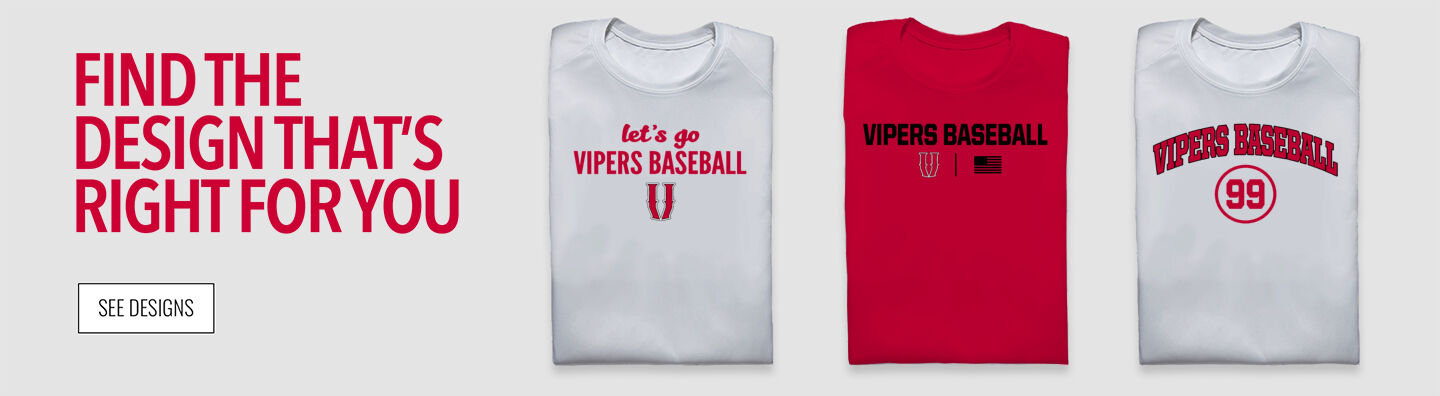 Vipers Baseball Vipers Find the Design That's Right For You - Single Banner