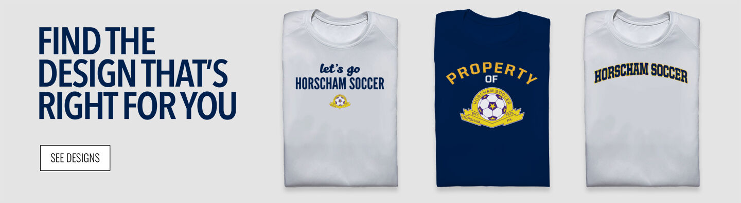 Horscham Soccer  Association Find the Design That's Right For You - Single Banner