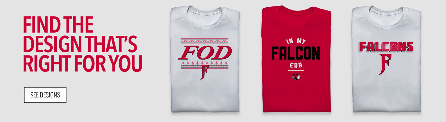 FOD Falcons Find the Design That's Right For You - Single Banner