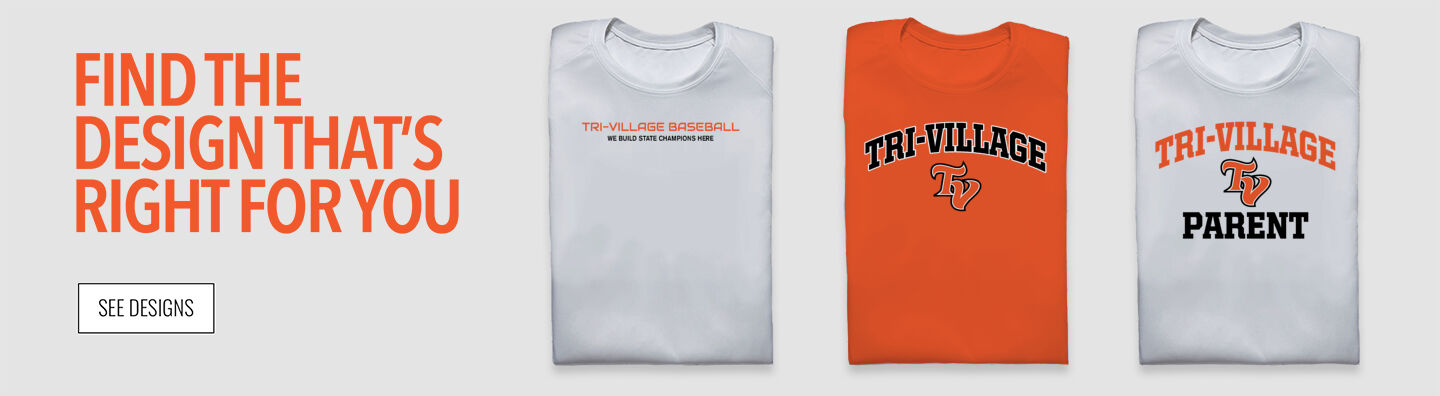 Tri-Village Baseball Tri-Village Baseball Find the Design That's Right For You - Single Banner