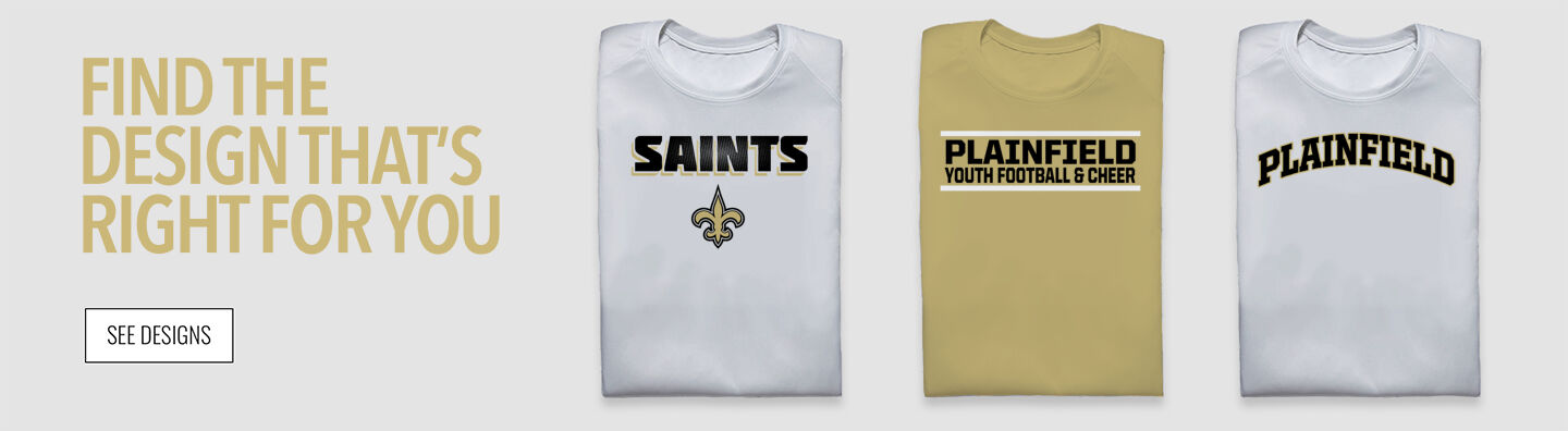 Plainfield Saints Youth  Football and Cheer Find the Design That's Right For You - Single Banner