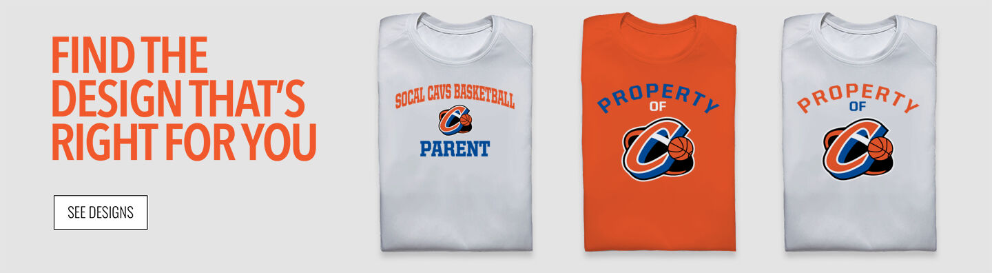 Socal CAVS Basketball  CAVS  Find the Design That's Right For You - Single Banner
