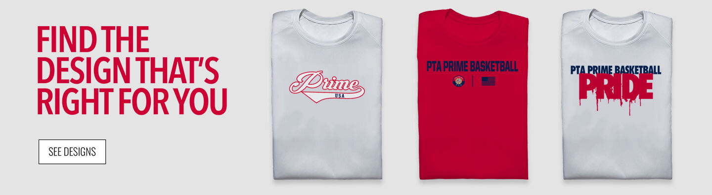 PTA Prime Basketball PTA Prime Basketball Find the Design That's Right For You - Single Banner
