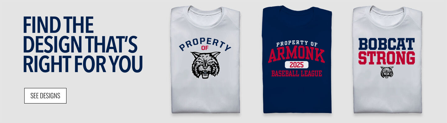 Armonk Bobcats Find the Design That's Right For You - Single Banner