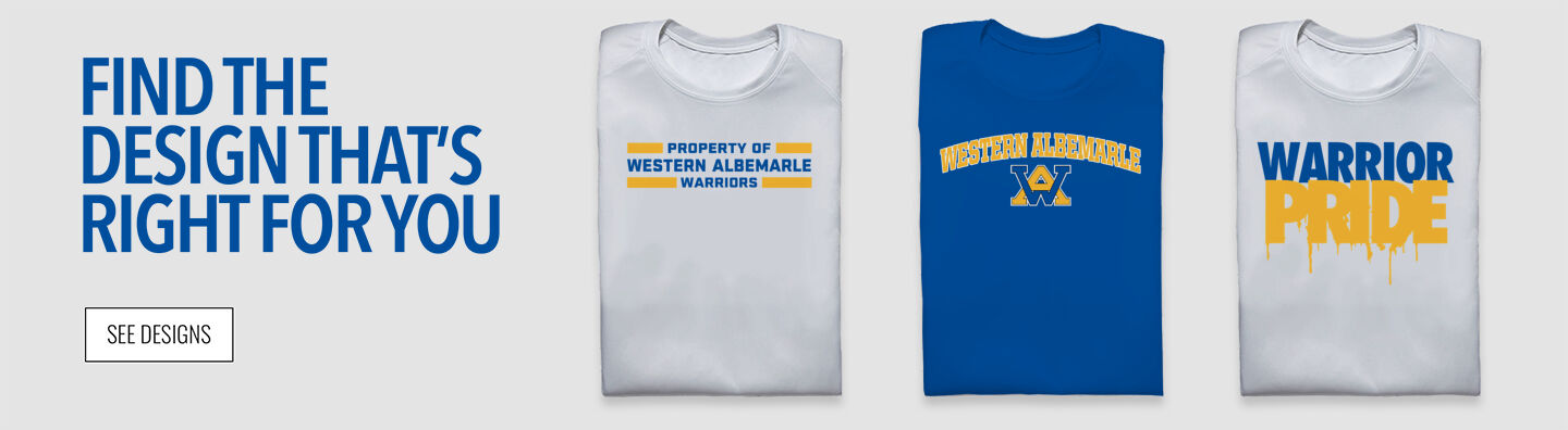 Western Albemarle Warriors  Warriors Find the Design That's Right For You - Single Banner