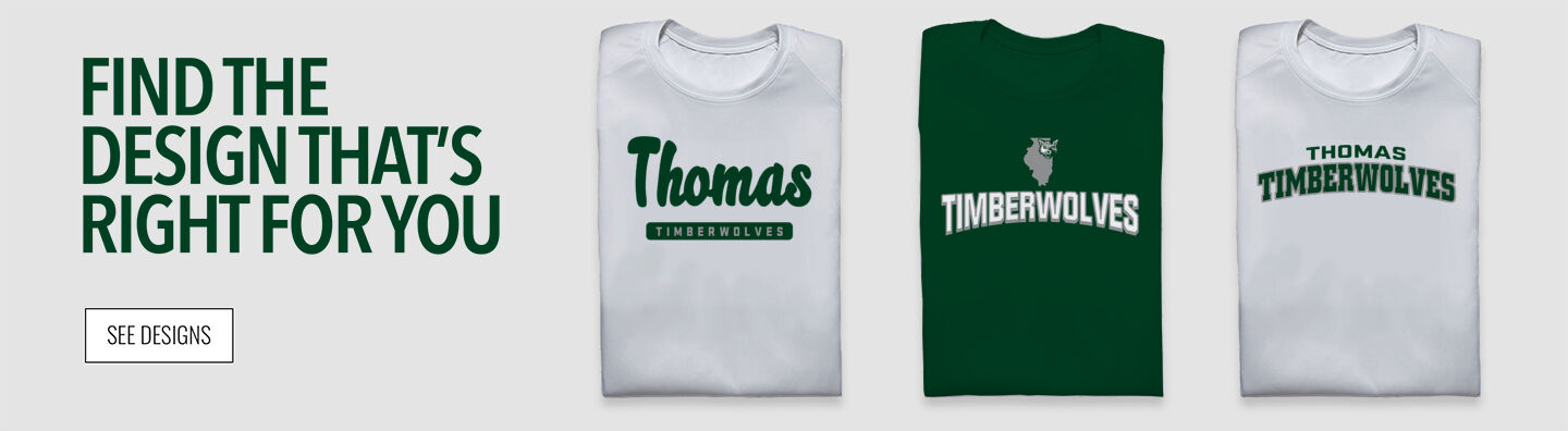 Thomas Timberwolves The Official Online Store Find the Design That's Right For You - Single Banner