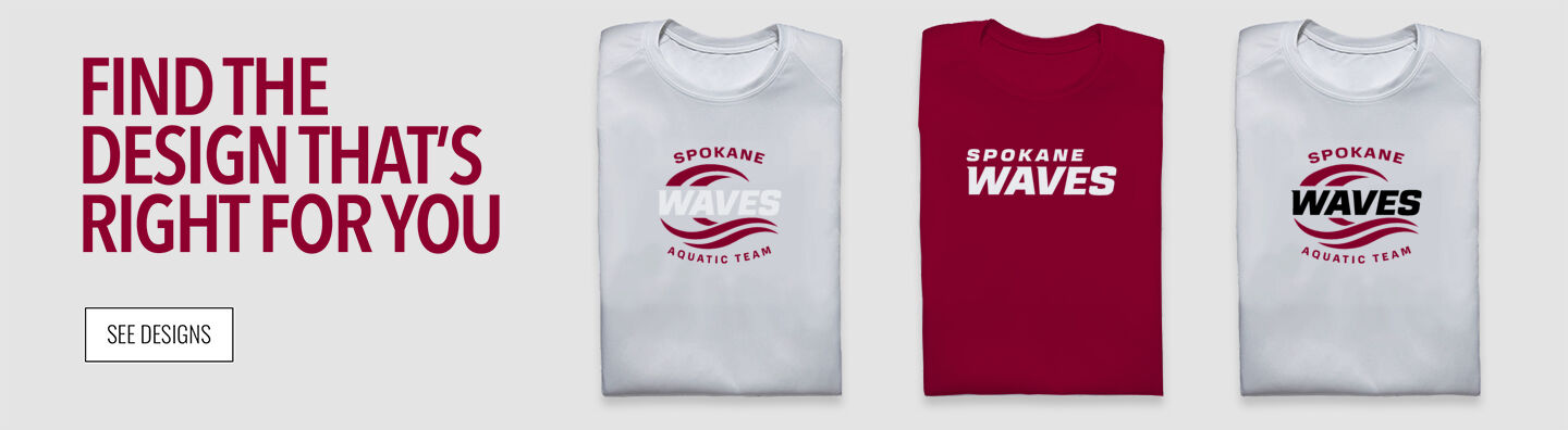 SPOKANE WAVES AQUATIC TEAM Waves Find the Design That's Right For You - Single Banner