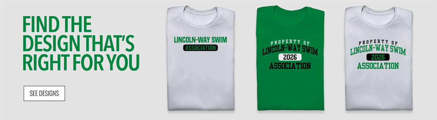 Lincoln-Way Swim Association Gators Find the Design That's Right For You - Single Banner