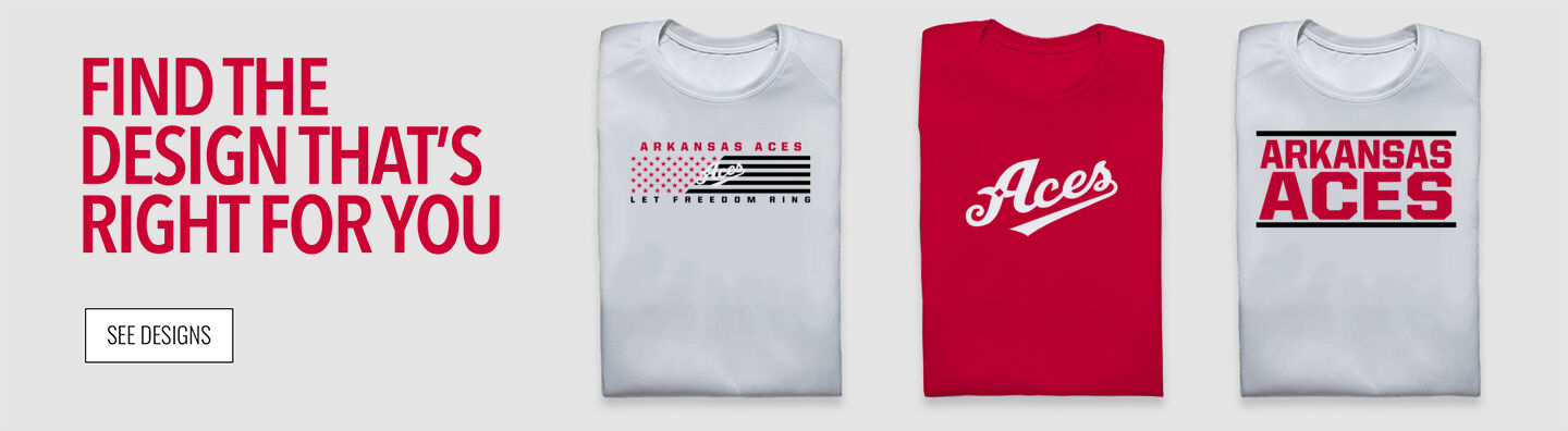 Arkansas Aces Aces Find the Design That's Right For You - Single Banner
