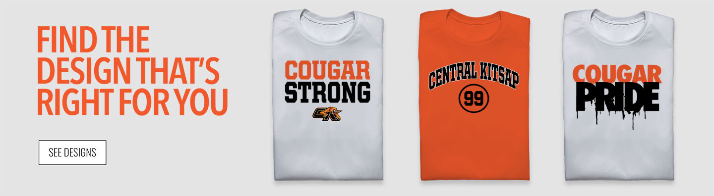 Central Kitsap  Cougars Find the Design That's Right For You - Single Banner
