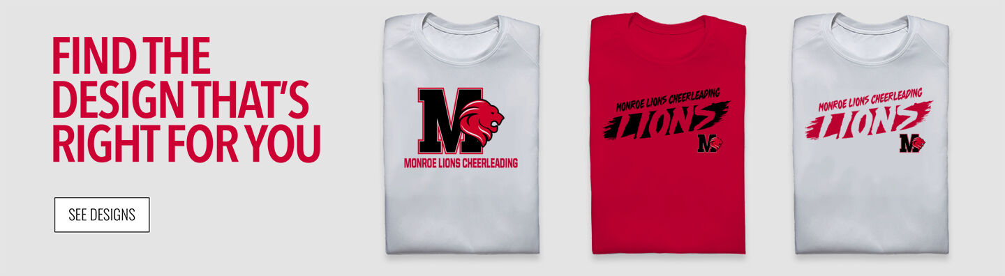 Monroe Lions Cheerleading Lions Find the Design That's Right For You - Single Banner