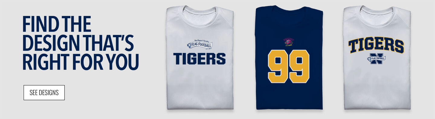 Northport Tigers Find the Design That's Right For You - Single Banner