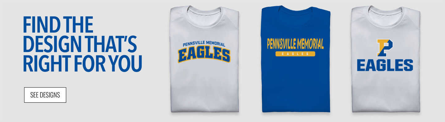 PENNSVILLE MEMORIAL HIGH SCHOOL EAGLES Find the Design That's Right For You - Single Banner