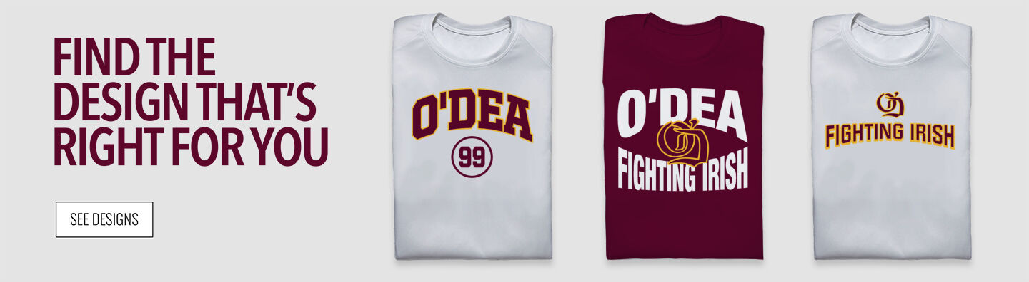 O'Dea Fighting Irish Official Online Store Find the Design That's Right For You - Single Banner