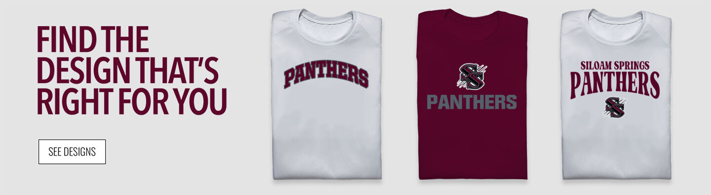SILOAM SPRINGS Panthers Online Store Find Your Design Banner