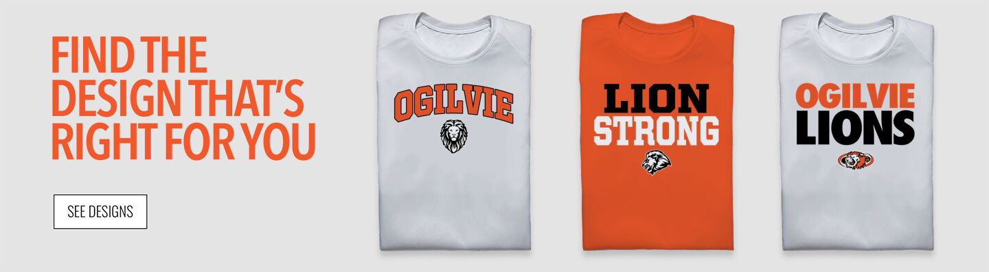 OGILVIE HIGH SCHOOL LIONS Find Your Design Banner