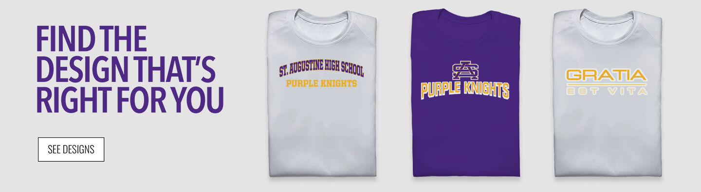 SAINT AUGUSTINE HIGH SCHOOL PURPLE KNIGHTS Find the Design That's Right For You - Single Banner