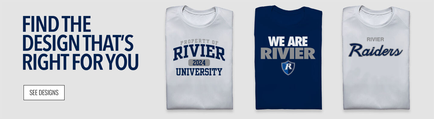 Rivier University Official Store of the Raiders Find the Design That's Right For You - Single Banner