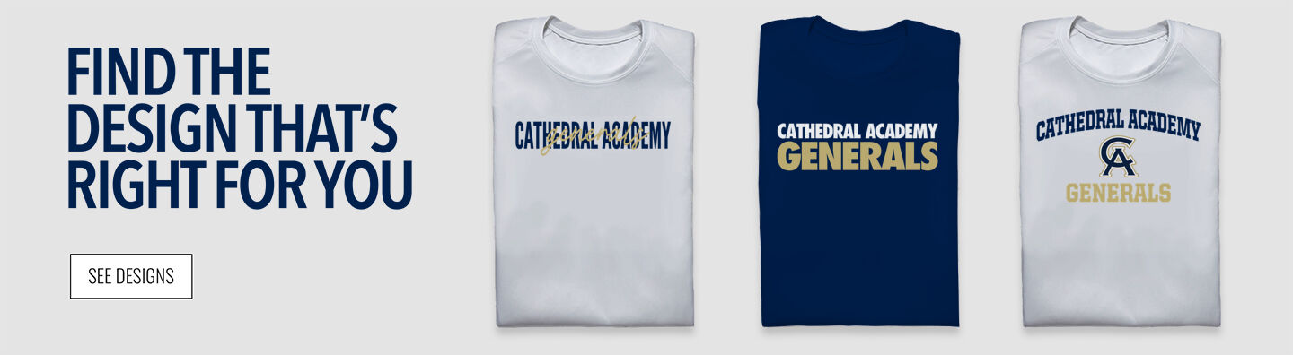 Cathedral Academy Generals Find the Design That's Right For You - Single Banner