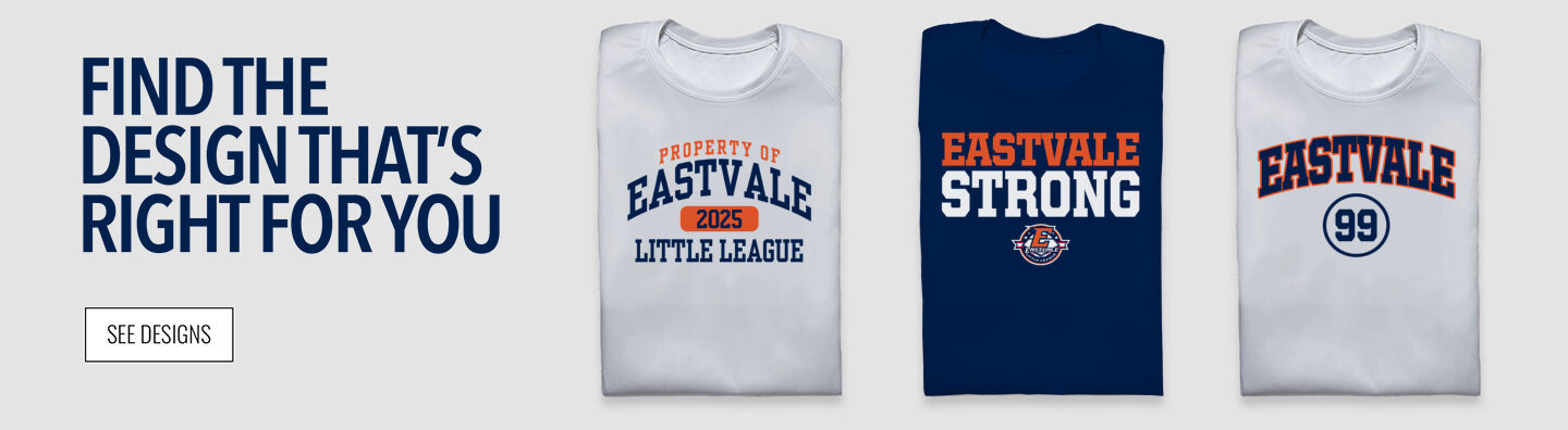 Eastvale Little League Find the Design That's Right For You - Single Banner
