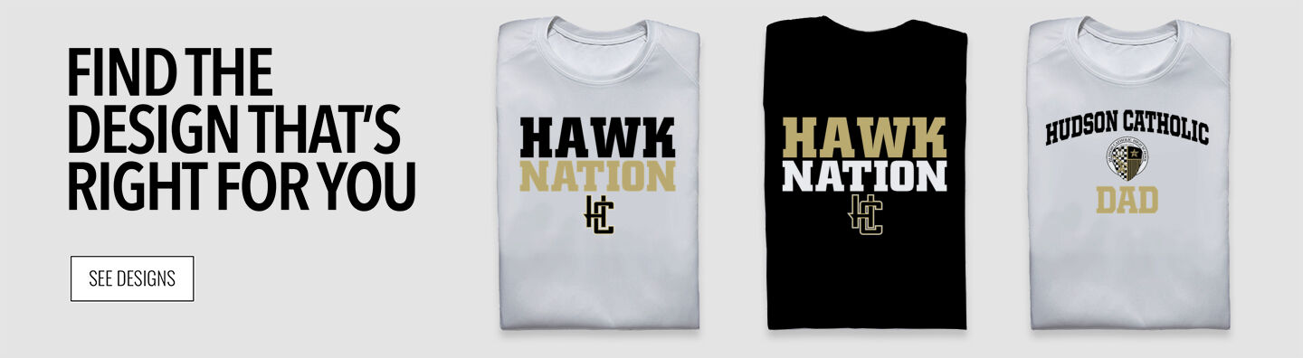 Hudson Catholic Hawks Find Your Design Banner