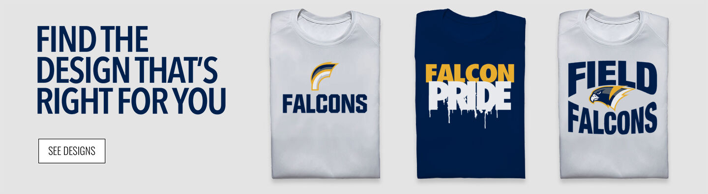 FIELD FALCONS fan gear store Find the Design That's Right For You - Single Banner