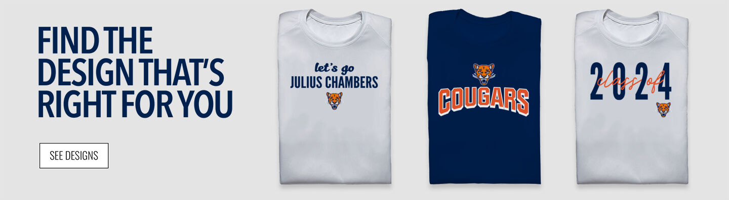 Julius Chambers High School COUGAR Find Your Design Banner