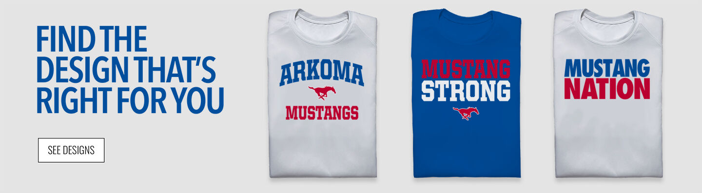 ARKOMA HIGH SCHOOL MUSTANGS Find Your Design Banner
