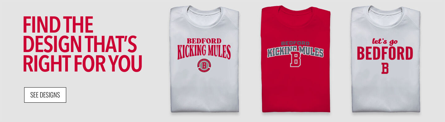 BEDFORD SCHOOLS KICKING MULES Find the Design That's Right For You - Single Banner