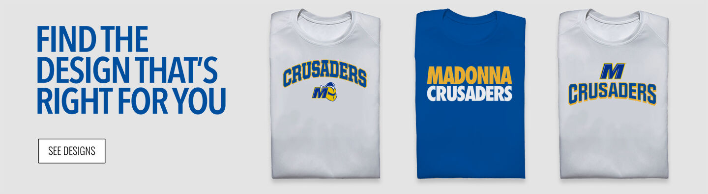 Madonna Crusaders Find Your Design Banner