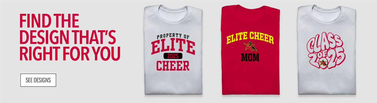 Elite Cheer Online Store Find the Design That's Right For You - Single Banner