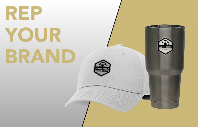 TOWN OF LOWELL Online Apparel Store Corporate: Rep Your Brand - Dual Banner