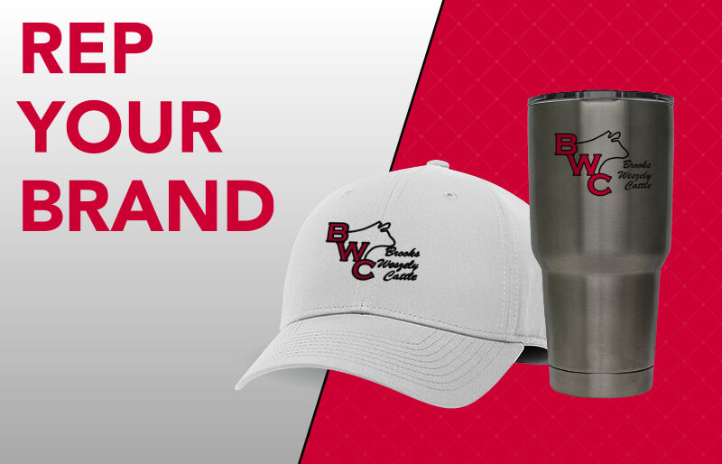 Brooks Weszely Cattle Cows Corporate: Rep Your Brand - Dual Banner