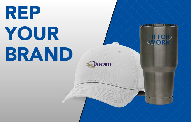 Fit for Work Oxford Corporate: Rep Your Brand - Dual Banner