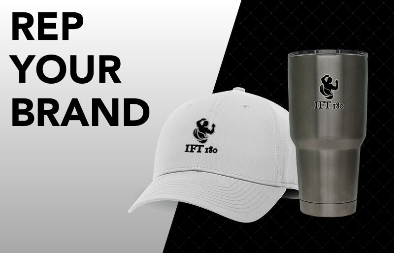 IFT-180 Fitness and Training Corporate: Rep Your Brand - Dual Banner