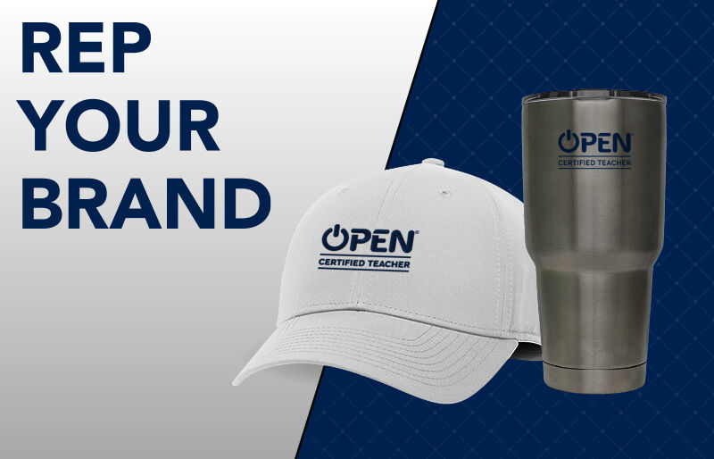 OPEN-Certified Teachers OPEN-Certified Teach Corporate: Rep Your Brand - Dual Banner