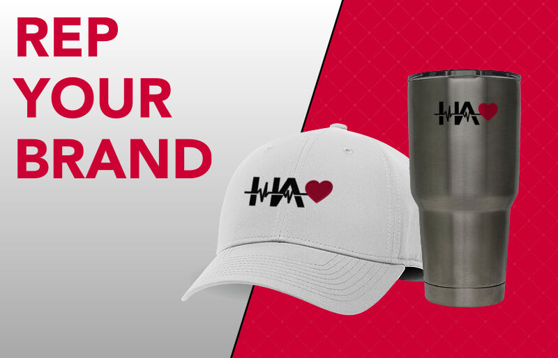 Hart Beats Athletics Hart Beats Athletics Corporate: Rep Your Brand - Dual Banner