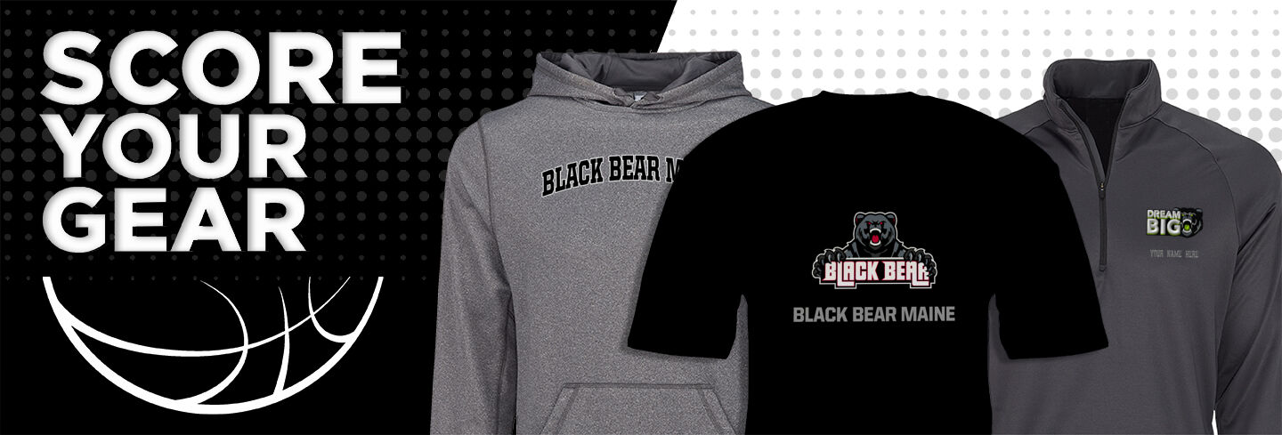 Black Bear Maine Black Bear Maine Club: Basketball - Single Banner
