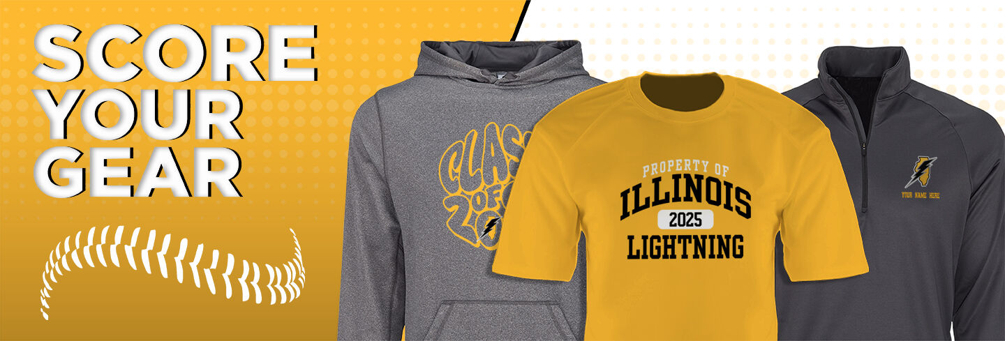 ILLINOIS LIGHTNING SOFTBALL Club: Baseball - Single Banner