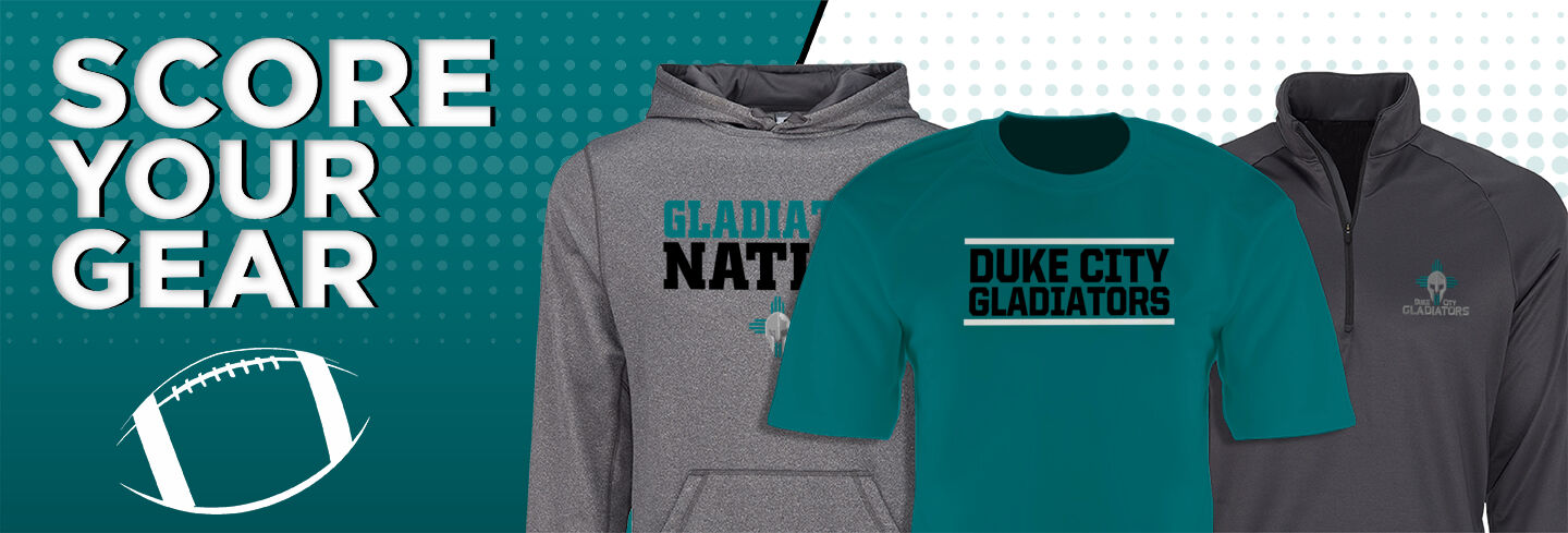 Duke City Gladiators Online Store Club: Football - Single Banner
