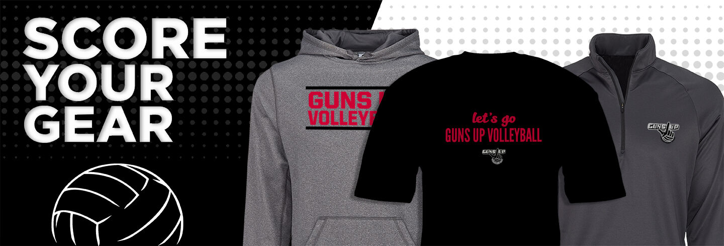 Guns Up Volleyball Guns Up Volleyball Club: Volleyball - Single Banner