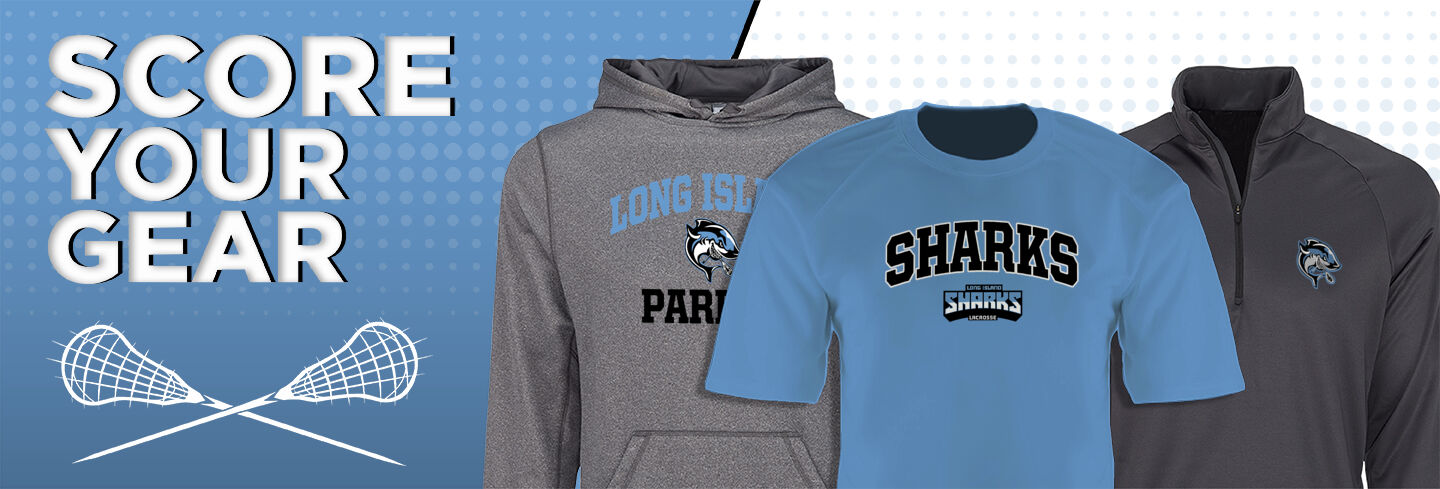 Long Island Sharks Club: Lacrosse - Single Banner