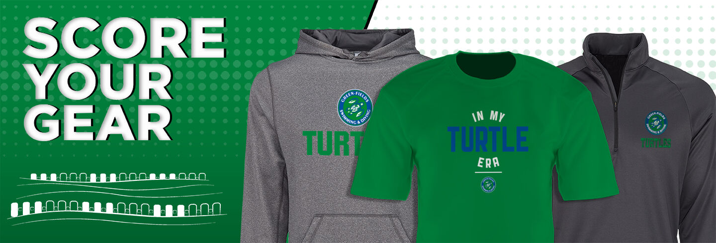 Green-Fields  Turtles Club: Swimming and Diving - Single Banner