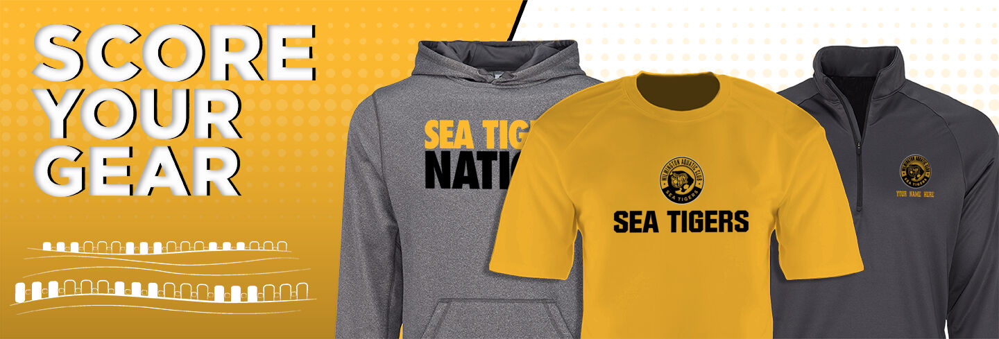 Wilmington Aquatic Club Sea Tigers Club: Swimming and Diving - Single Banner