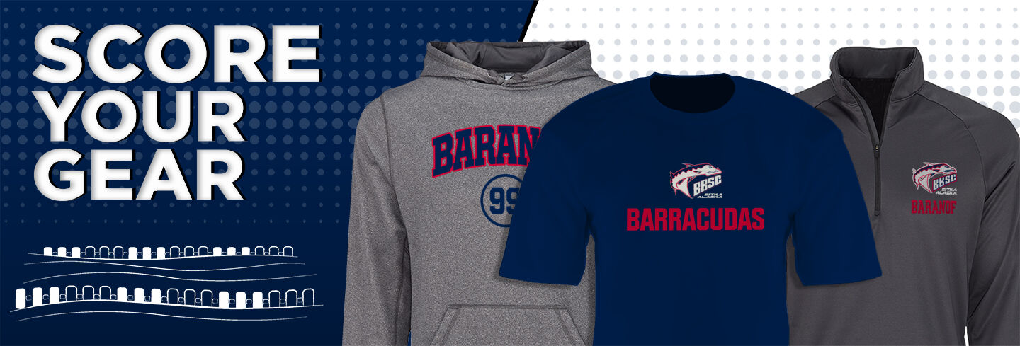 Baranof Barracuda  Swim Club Club: Swimming and Diving - Single Banner