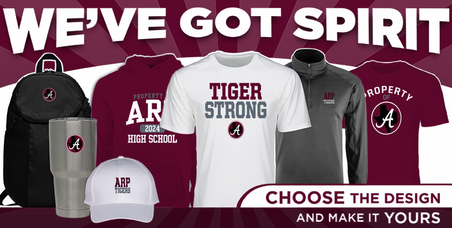 ARP HIGH SCHOOL TIGERS We've Got Spirit - Dual Banner
