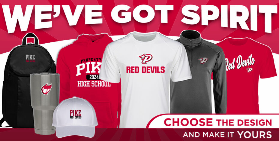 Pike Red Devils We've Got Spirit - Dual Banner