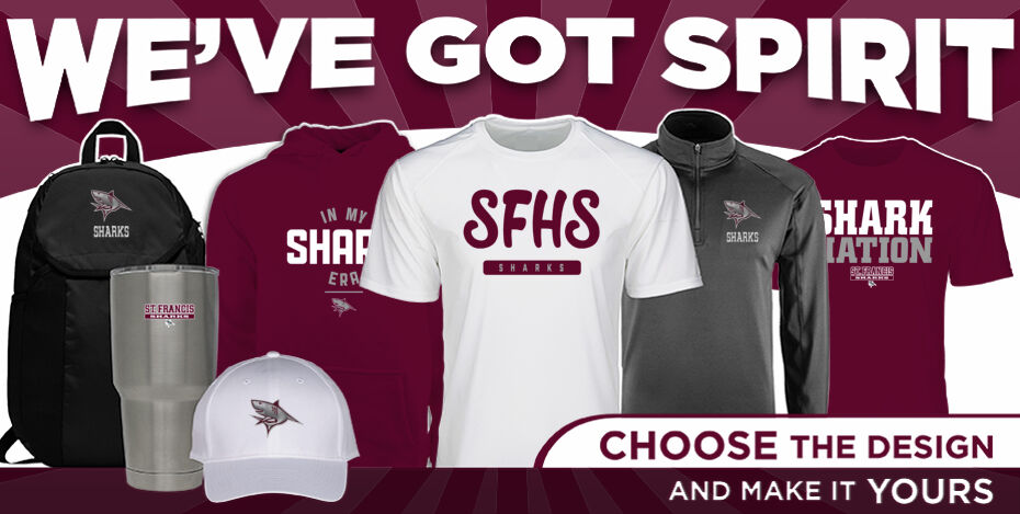 SFHS Sharks We've Got Spirit Dual Banner