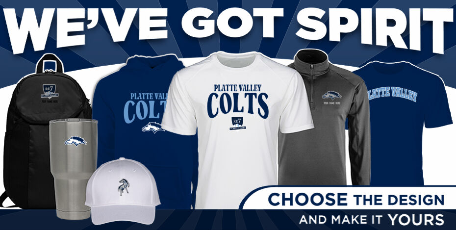 Platte Valley Colts We've Got Spirit Dual Banner