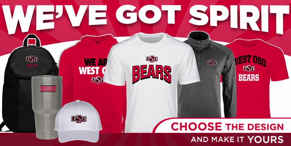 WEST OSO HIGH SCHOOL BEARS - CORPUS CHRISTI, Alabama - Sideline Store ...